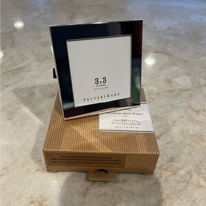 Pottery Barn 3X3 silver photo frame